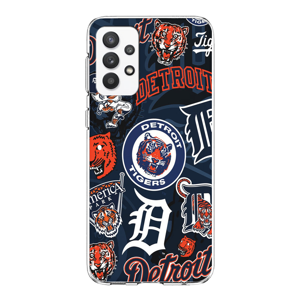 Baseball Detroit Tigers MLB 002 Samsung Galaxy A32 Case-Phone Case-Clear Soft Case-Altracase