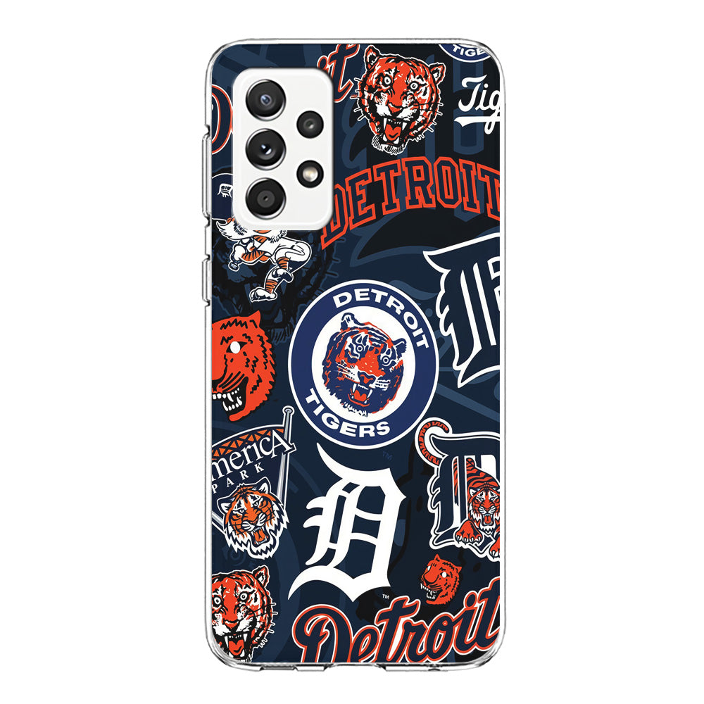 Baseball Detroit Tigers MLB 002 Samsung Galaxy A72 Case-Phone Case-Clear Soft Case-Altracase