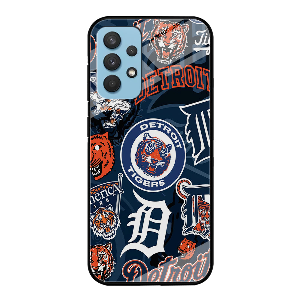 Baseball Detroit Tigers MLB 002 Samsung Galaxy A32 Case-Phone Case-Tempered Glass Case-Altracase