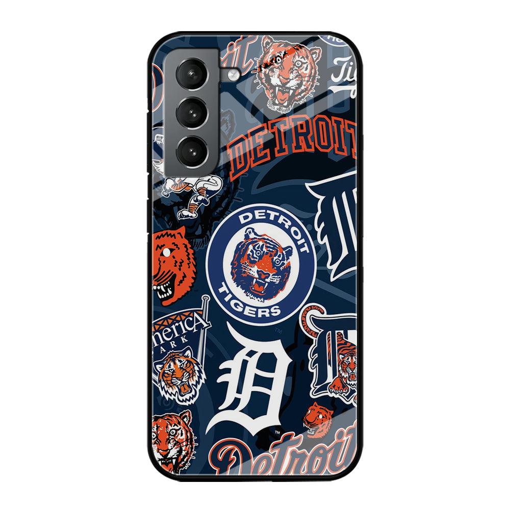 Baseball Detroit Tigers MLB 002 Samsung Galaxy S22 Case-Phone Case-Tempered Glass Case-Altracase