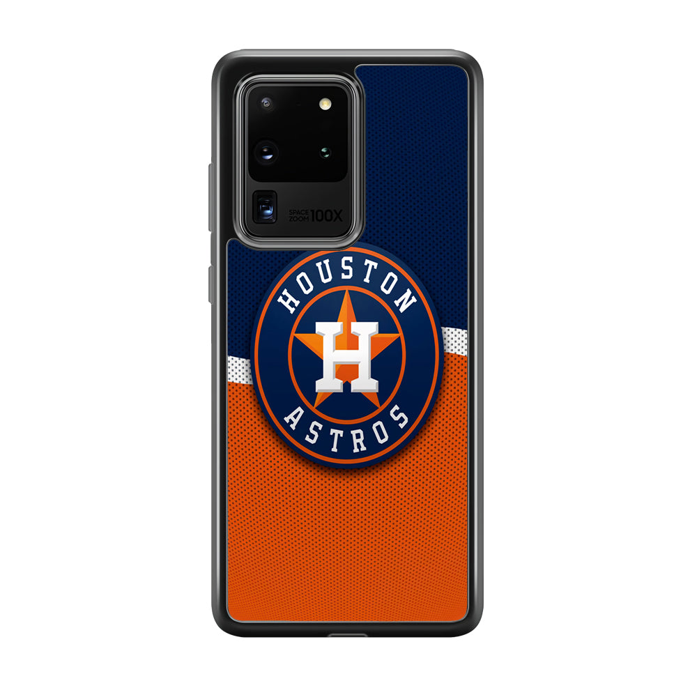Baseball Houston Astros MLB 001 Samsung Galaxy S20 Ultra Case-Phone Case-Tempered Glass Case-Altracase