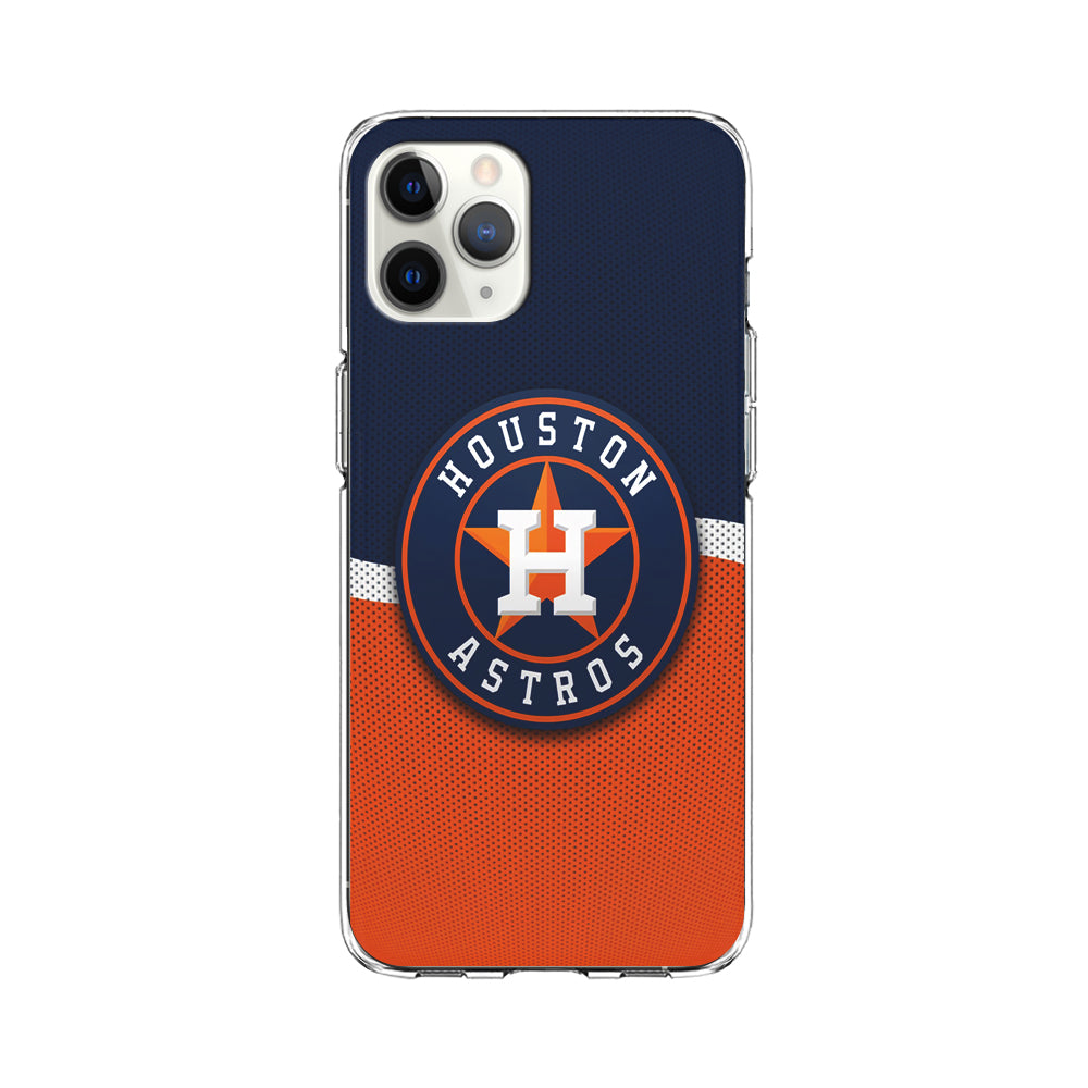 Baseball Houston Astros MLB 001 iPhone 11 Pro Case-Phone Case-Clear Soft Case-Altracase