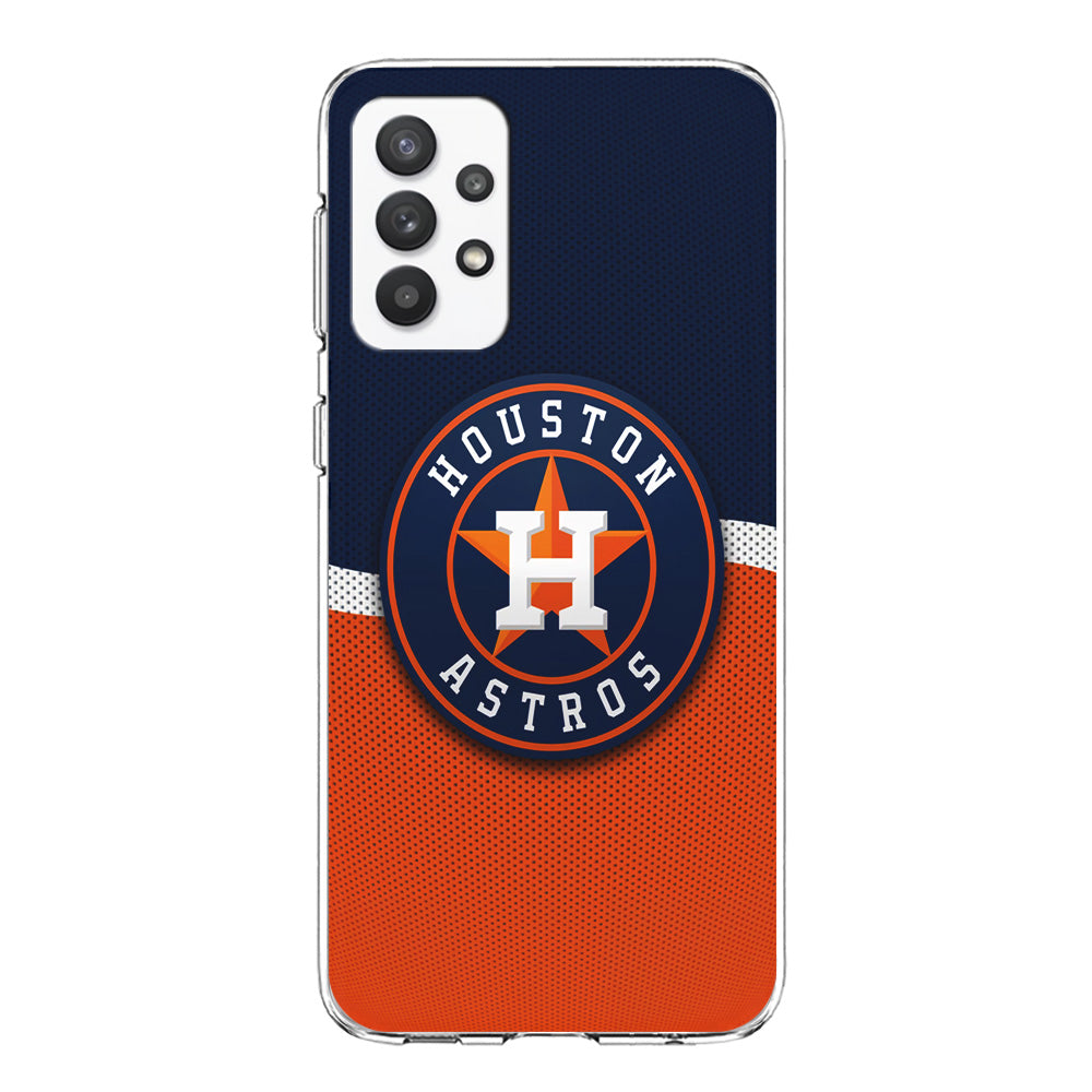 Baseball Houston Astros MLB 001 Samsung Galaxy A32 Case-Phone Case-Clear Soft Case-Altracase