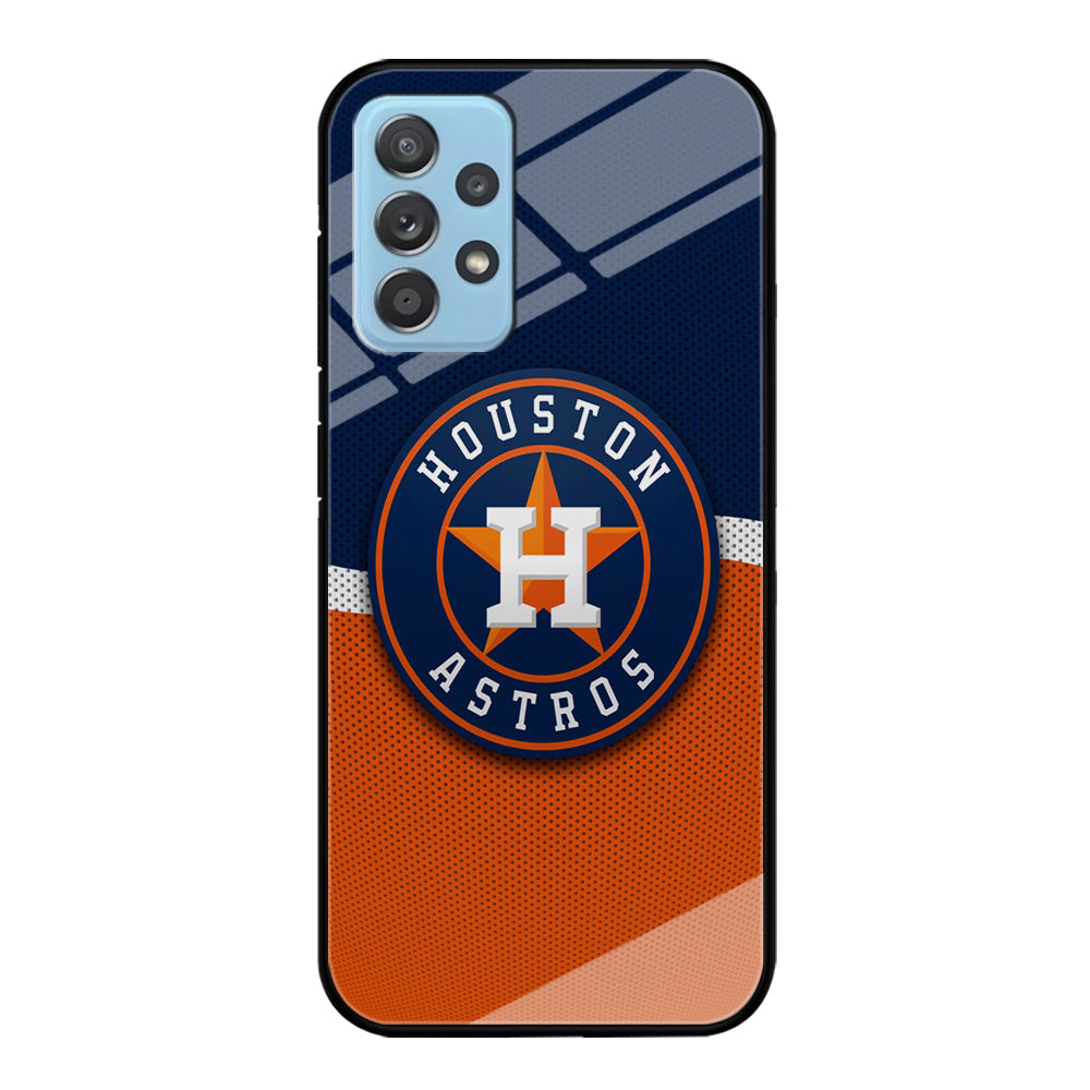 Baseball Houston Astros MLB 001 Samsung Galaxy A72 Case-Phone Case-Tempered Glass Case-Altracase