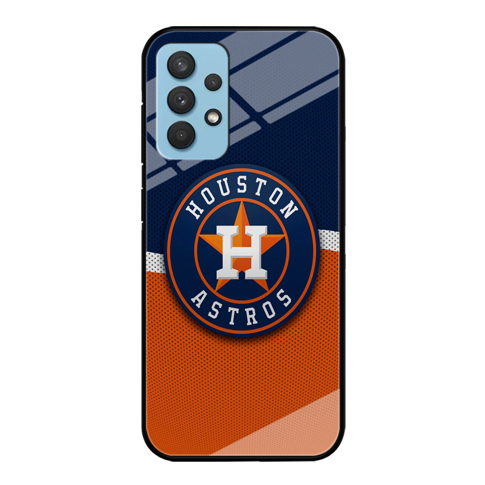 Baseball Houston Astros MLB 001 Samsung Galaxy A32 Case-Phone Case-Tempered Glass Case-Altracase