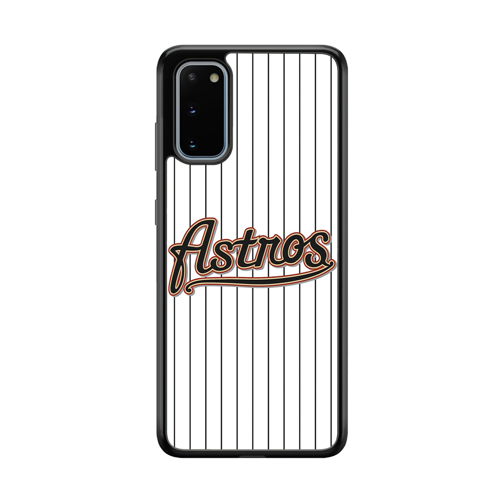 Baseball Houston Astros MLB 002 Samsung Galaxy S20 Case-Phone Case-Tempered Glass Case-Altracase