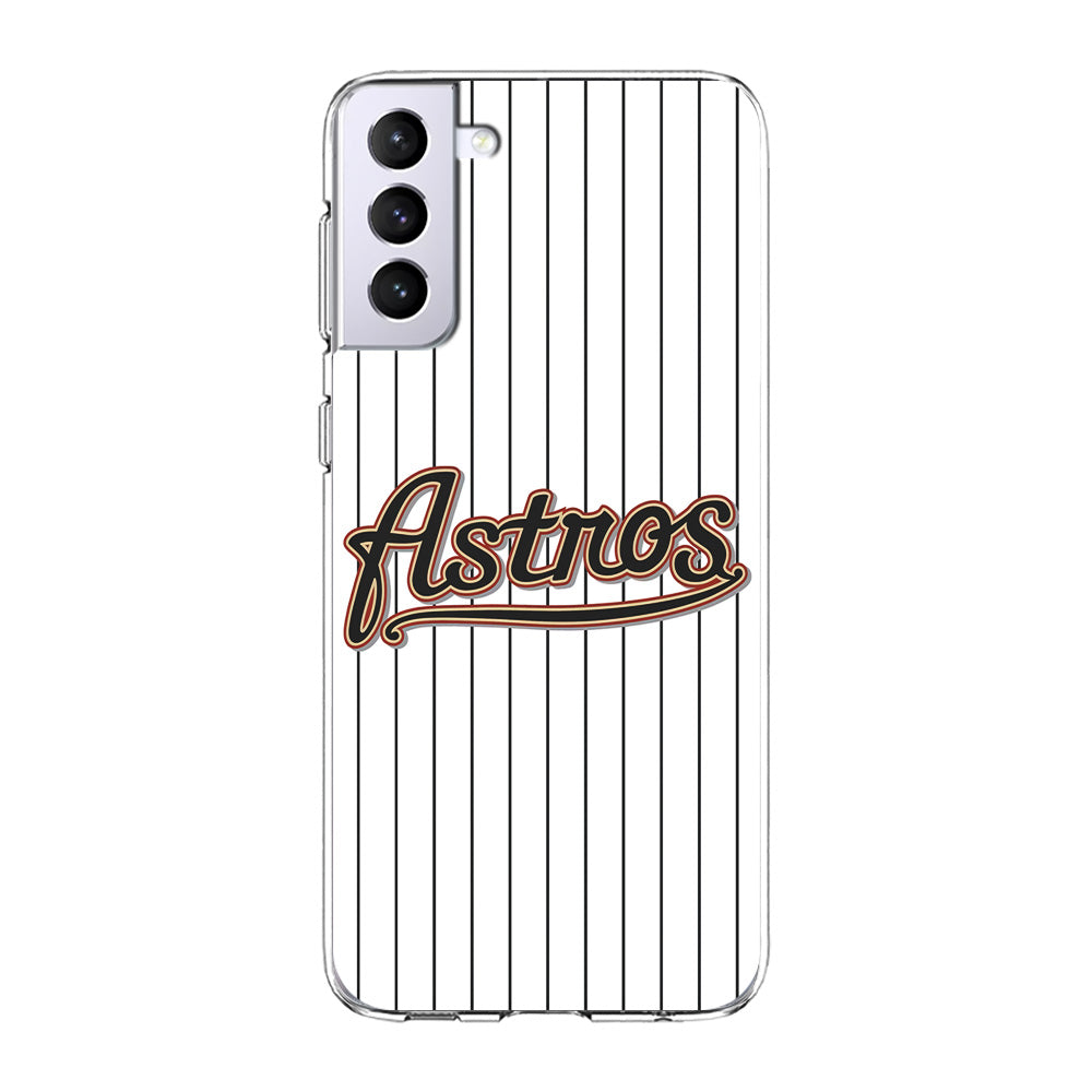 Baseball Houston Astros MLB 002 Samsung Galaxy S21 Plus Case-Phone Case-Clear Soft Case-Altracase