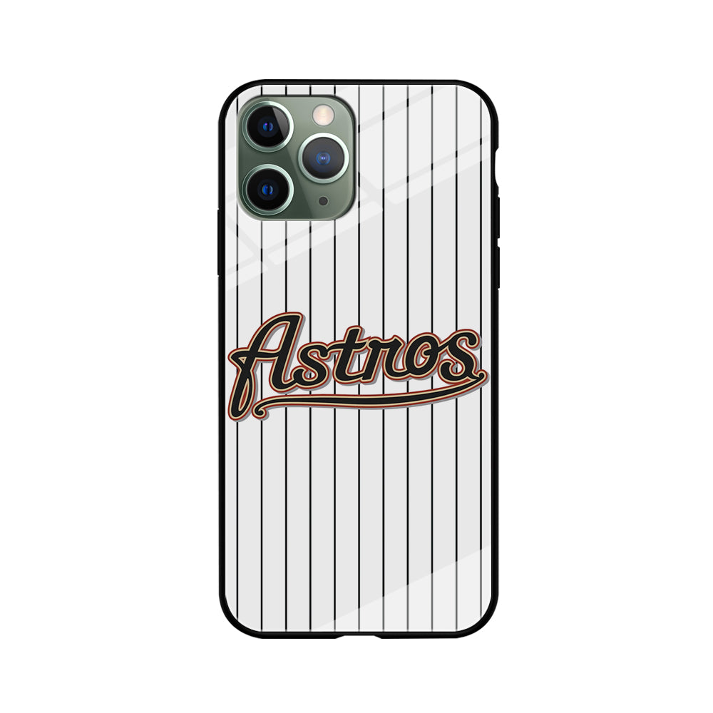 Baseball Houston Astros MLB 002 iPhone 11 Pro Case-Phone Case-Tempered Glass Case-Altracase