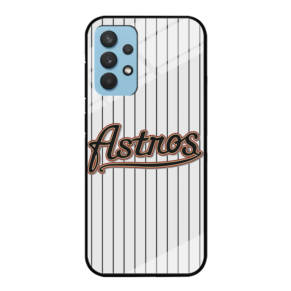 Baseball Houston Astros MLB 002 Samsung Galaxy A32 Case-Phone Case-Tempered Glass Case-Altracase