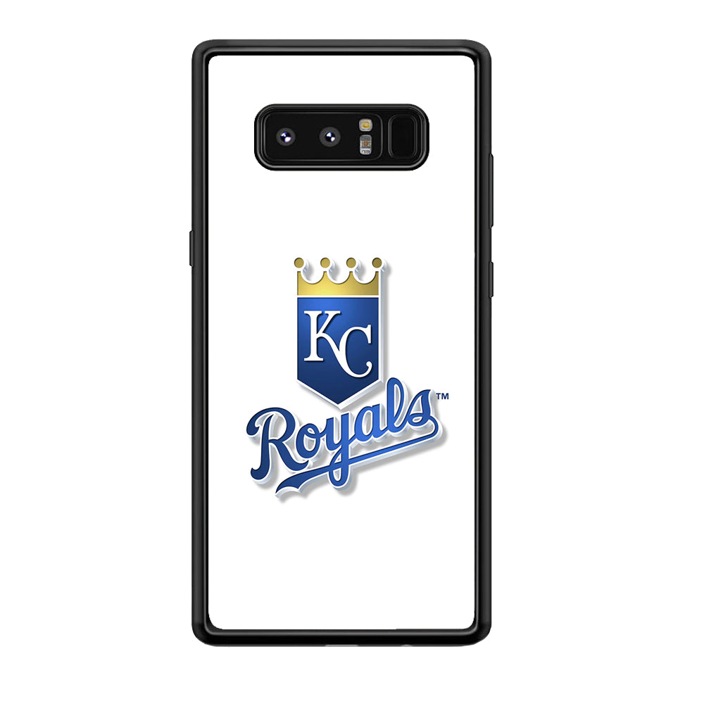Baseball Kansas City Royals MLB 001 Samsung Galaxy Note 8 Case-Phone Case-Rubber Black (2D Case)-Altracase