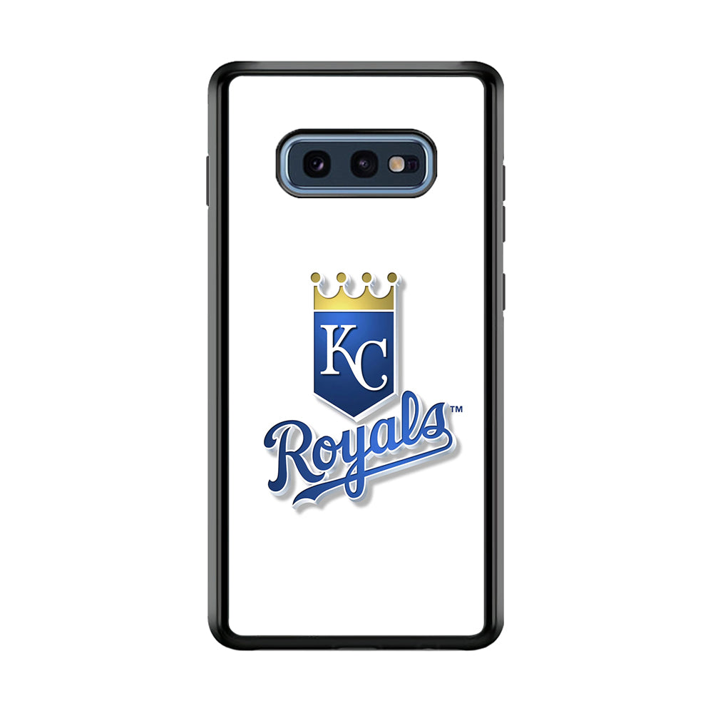 Baseball Kansas City Royals MLB 001 Samsung Galaxy S10E Case-Phone Case-Rubber Black (2D Case)-Altracase