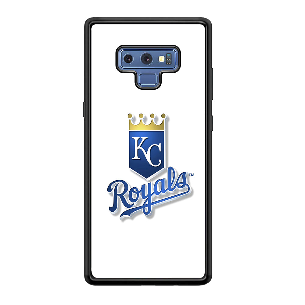 Baseball Kansas City Royals MLB 001 Samsung Galaxy Note 9 Case-Phone Case-Rubber Black (2D Case)-Altracase