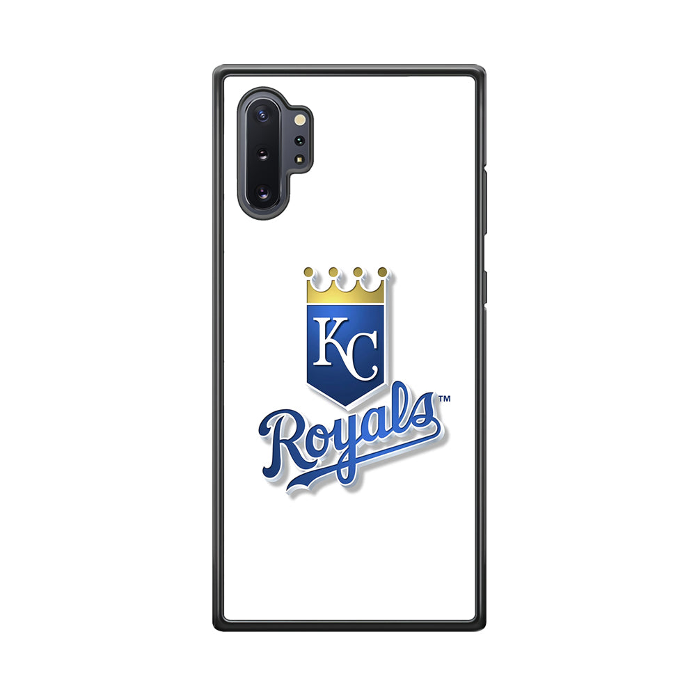 Baseball Kansas City Royals MLB 001 Samsung Galaxy Note 10 Plus Case-Phone Case-Rubber Black (2D Case)-Altracase