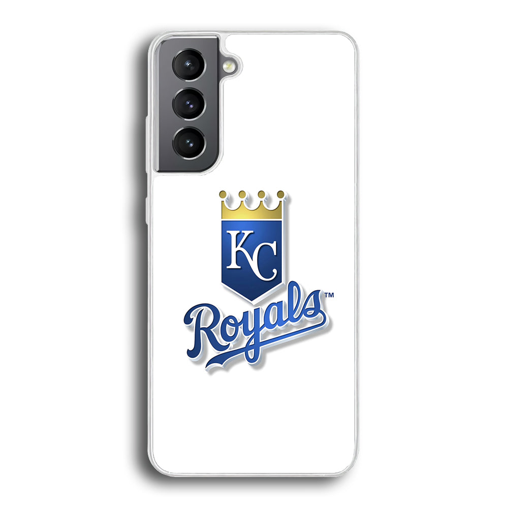 Baseball Kansas City Royals MLB 001 Samsung Galaxy S21 Plus Case-Phone Case-Rubber White (2D Case)-Altracase