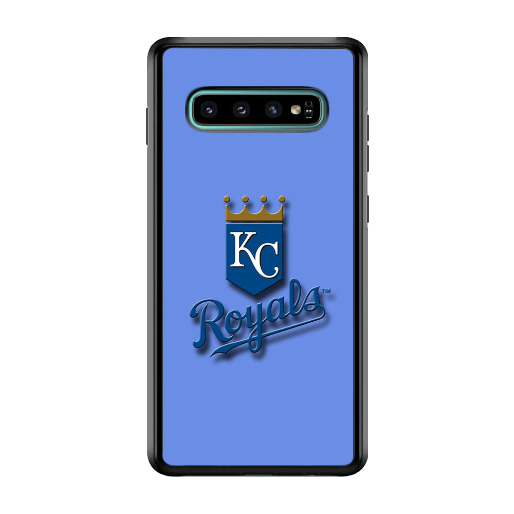 Baseball Kansas City Royals MLB 002 Samsung Galaxy S10 Case-Phone Case-Rubber White (2D Case)-Altracase