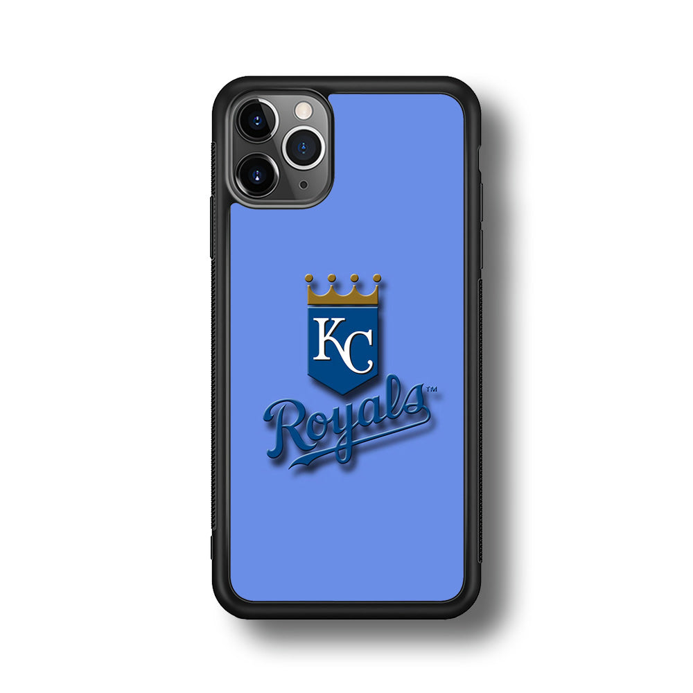 Baseball Kansas City Royals MLB 002 iPhone 11 Pro Case-Phone Case-Rubber Black (2D Case)-Altracase