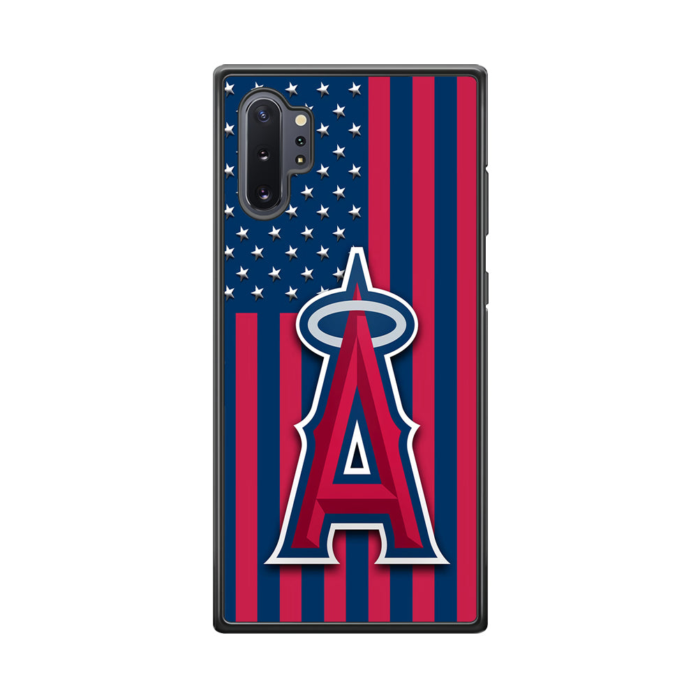 Baseball Los Angeles Angels MLB 001 Samsung Galaxy Note 10 Plus Case-Phone Case-Tempered Glass Case-Altracase