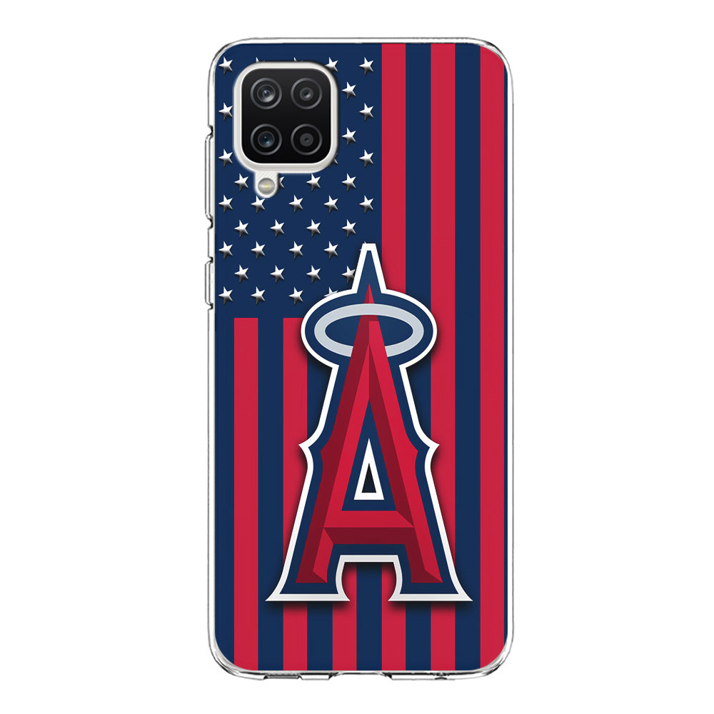 Baseball Los Angeles Angels MLB 001 Samsung Galaxy A12 Case-Phone Case-Clear Soft Case-Altracase