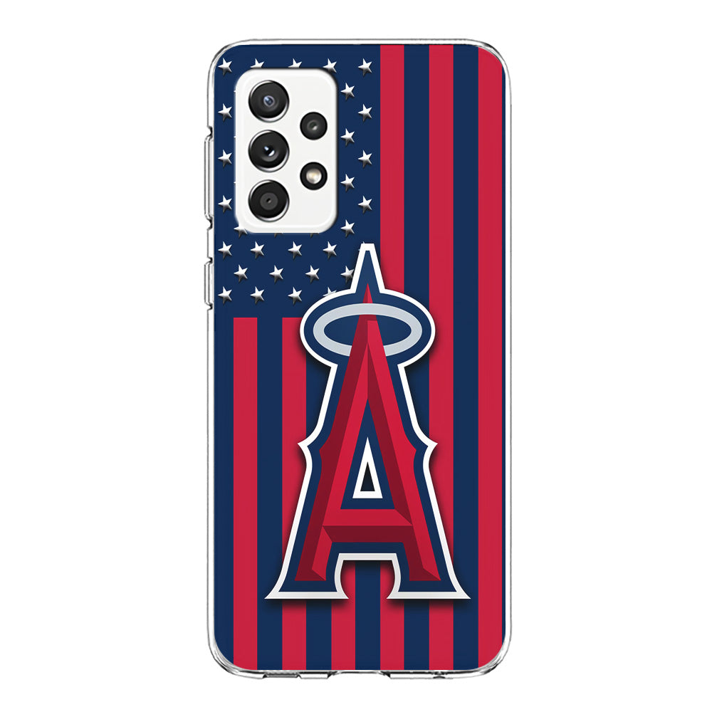 Baseball Los Angeles Angels MLB 001 Samsung Galaxy A72 Case-Phone Case-Clear Soft Case-Altracase