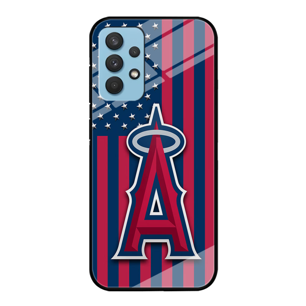 Baseball Los Angeles Angels MLB 001 Samsung Galaxy A32 Case-Phone Case-Tempered Glass Case-Altracase