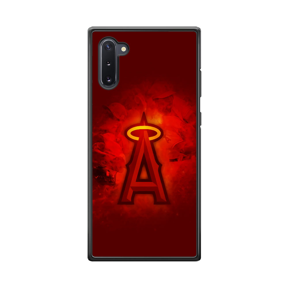 Baseball Los Angeles Angels MLB 002 Samsung Galaxy Note 10 Case-Phone Case-Rubber Black (2D Case)-Altracase