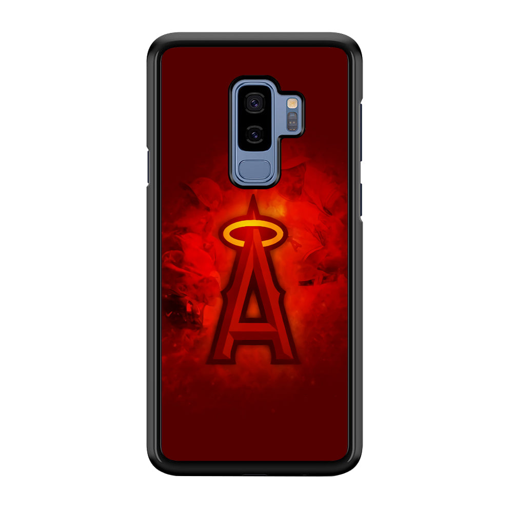 Baseball Los Angeles Angels MLB 002 Samsung Galaxy S9 Plus Case-Phone Case-Rubber Black (2D Case)-Altracase