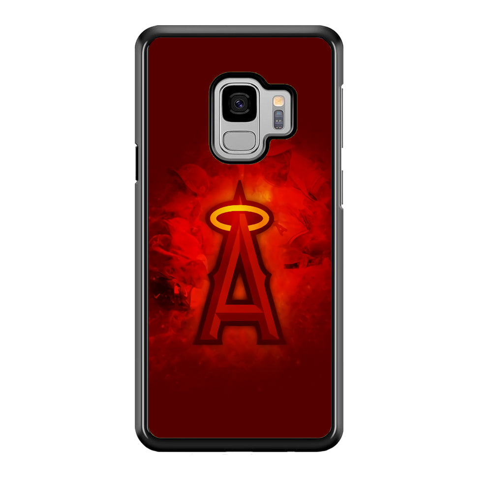 Baseball Los Angeles Angels MLB 002 Samsung Galaxy S9 Case-Phone Case-Rubber Black (2D Case)-Altracase