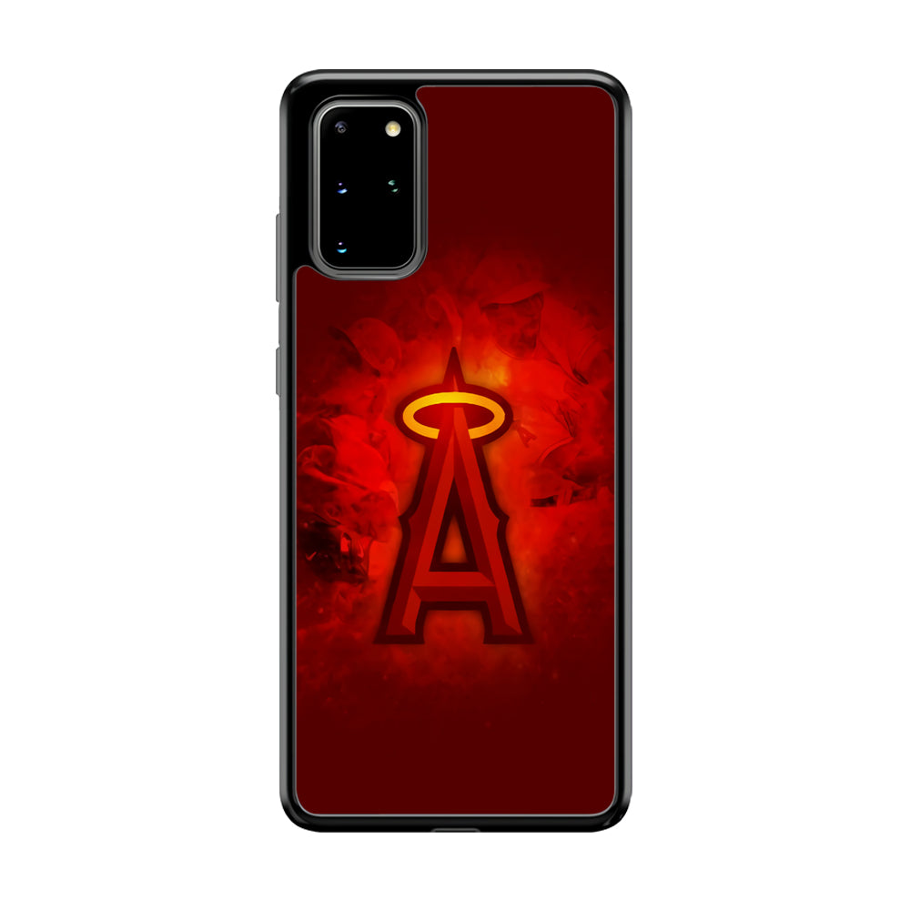 Baseball Los Angeles Angels MLB 002 Samsung Galaxy S20 Plus Case-Phone Case-Rubber Black (2D Case)-Altracase