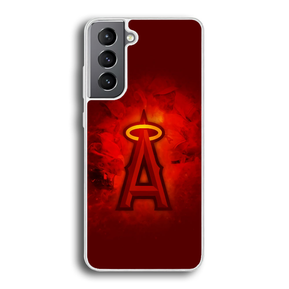 Baseball Los Angeles Angels MLB 002 Samsung Galaxy S21 Plus Case-Phone Case-Rubber White (2D Case)-Altracase