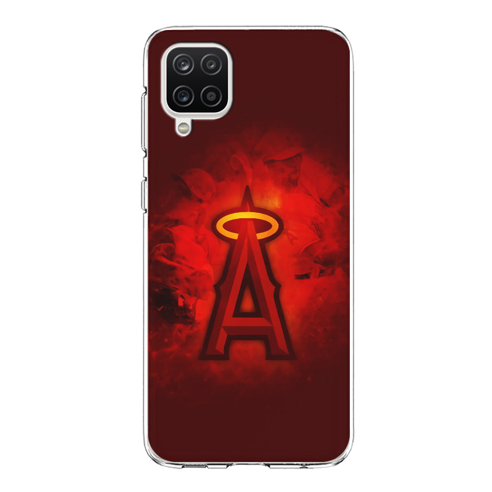 Baseball Los Angeles Angels MLB 002 Samsung Galaxy A12 Case-Phone Case-Clear Soft Case-Altracase
