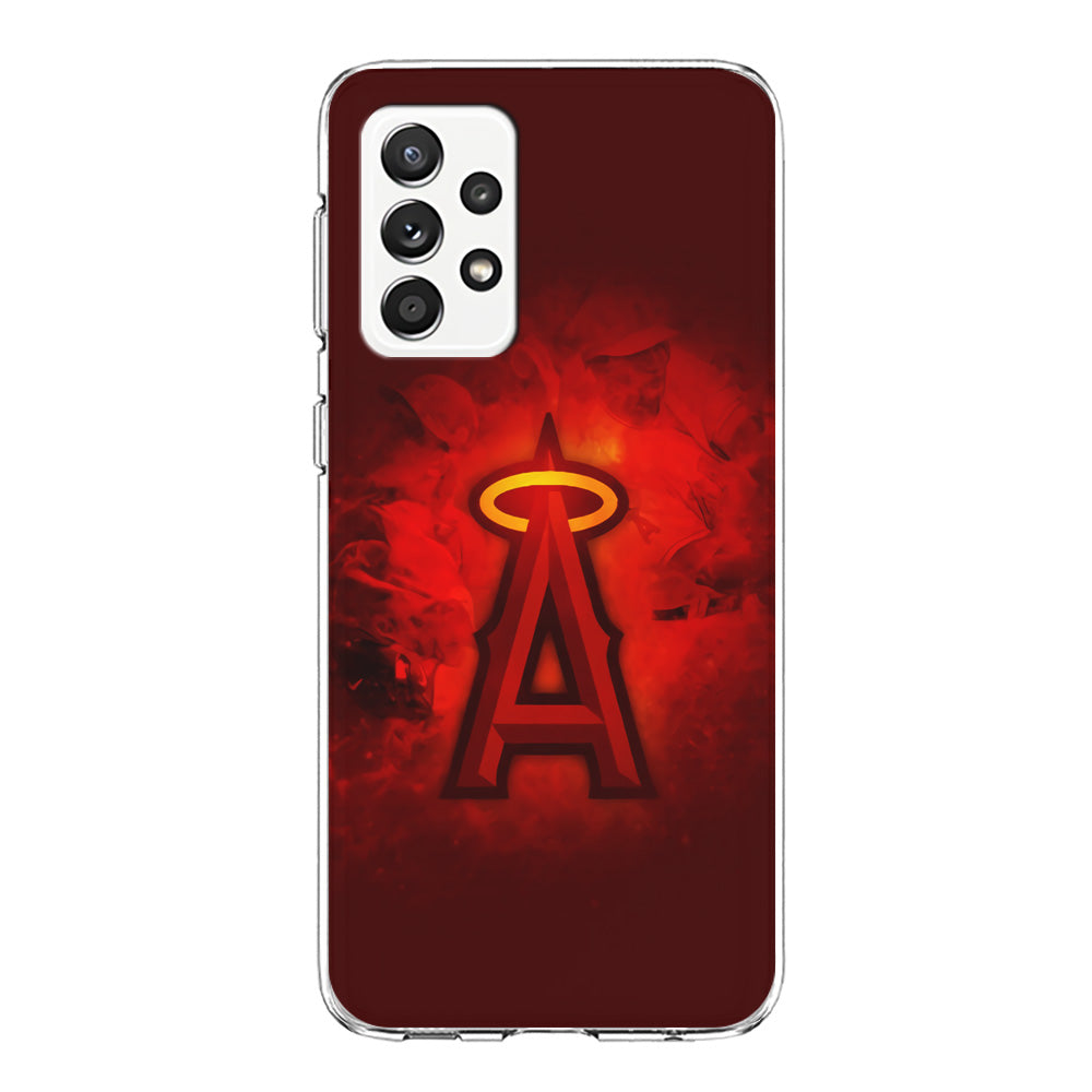 Baseball Los Angeles Angels MLB 002 Samsung Galaxy A72 Case-Phone Case-Clear Soft Case-Altracase