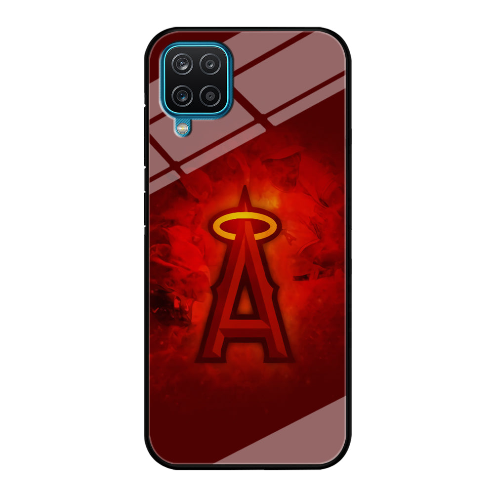 Baseball Los Angeles Angels MLB 002 Samsung Galaxy A12 Case-Phone Case-Tempered Glass Case-Altracase