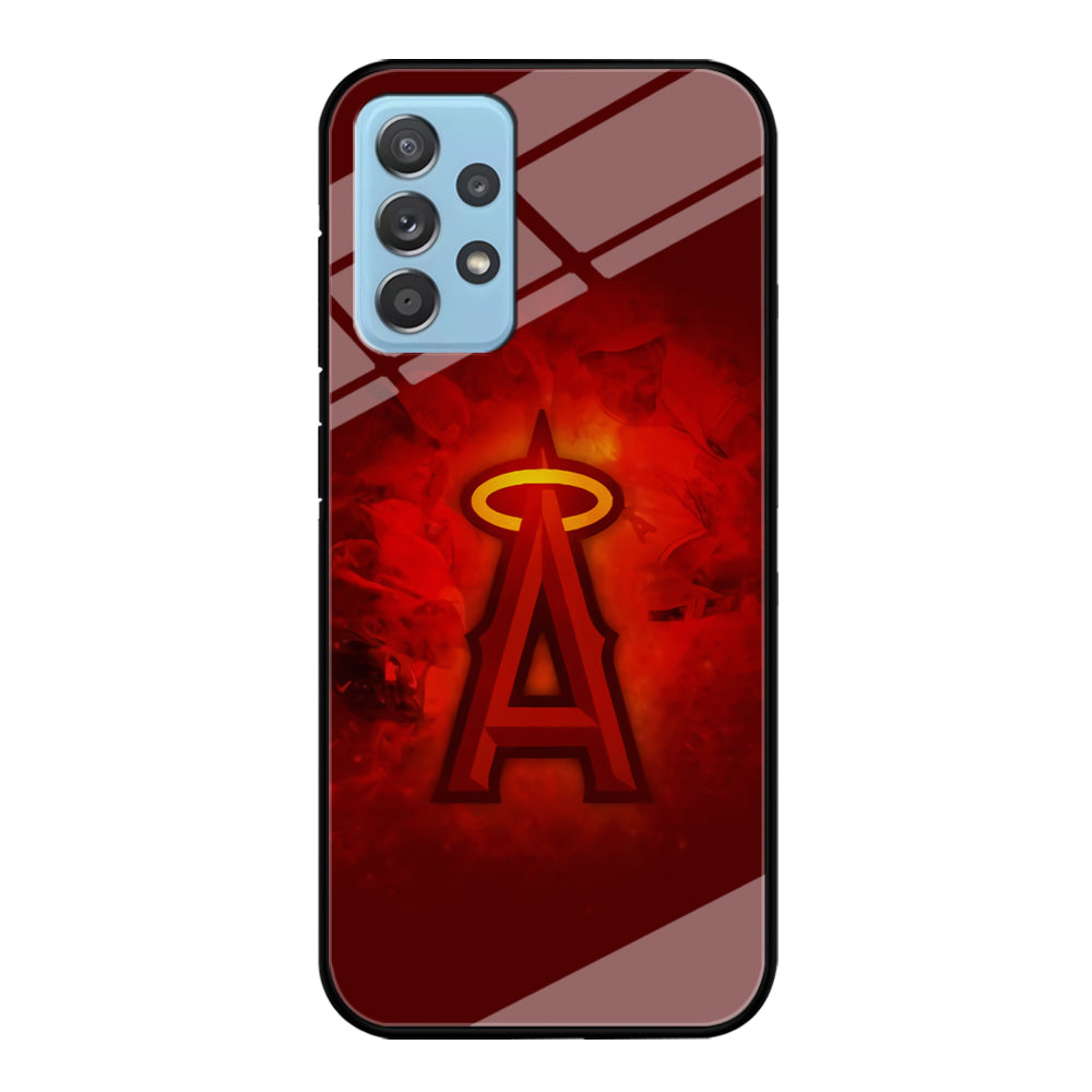 Baseball Los Angeles Angels MLB 002 Samsung Galaxy A72 Case-Phone Case-Tempered Glass Case-Altracase