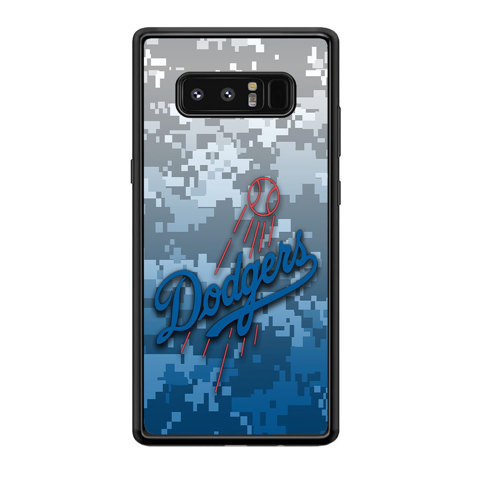 Baseball Los Angeles Dodgers MLB 001 Samsung Galaxy Note 8 Case-Phone Case-Rubber Black (2D Case)-Altracase