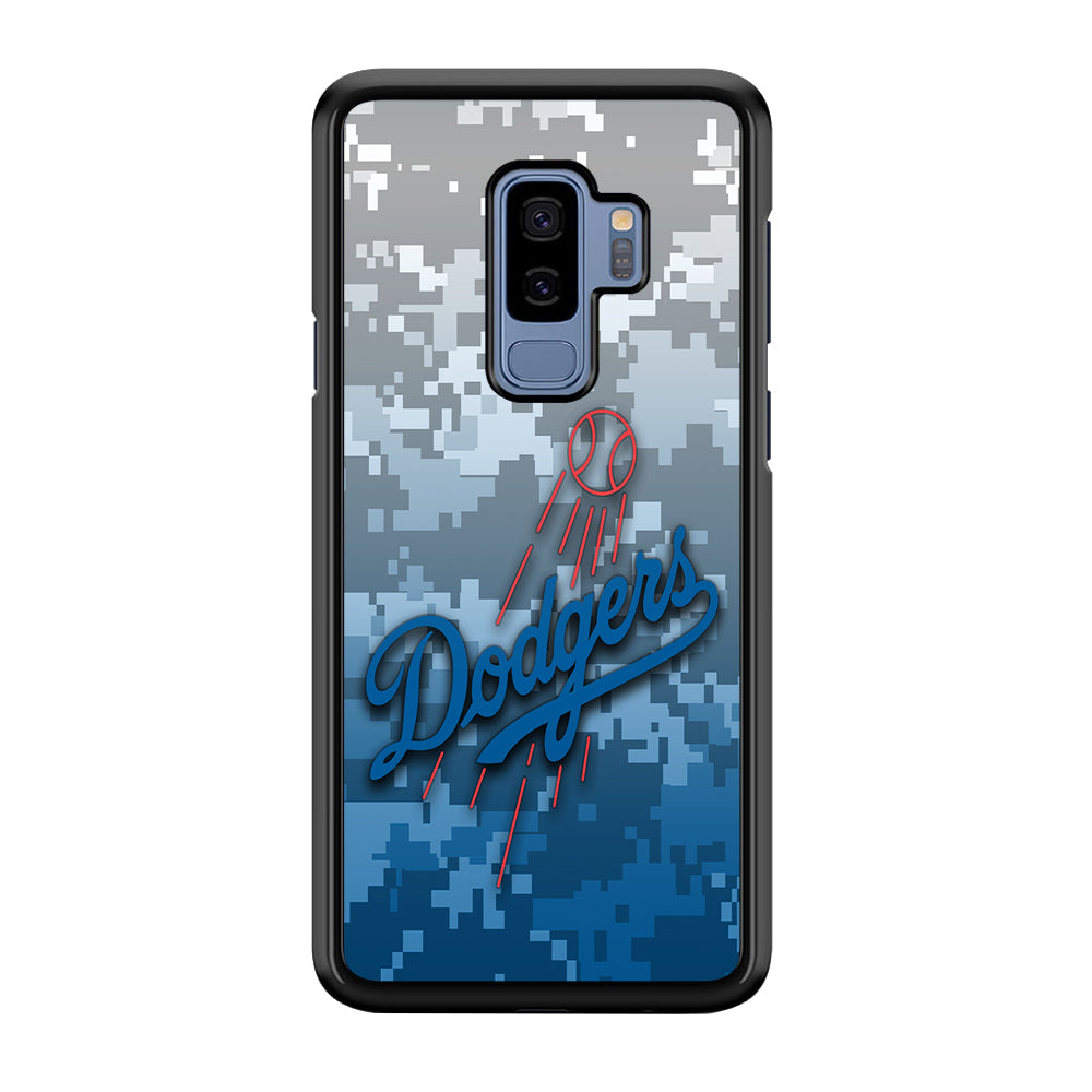 Baseball Los Angeles Dodgers MLB 001 Samsung Galaxy S9 Plus Case-Phone Case-Rubber Black (2D Case)-Altracase