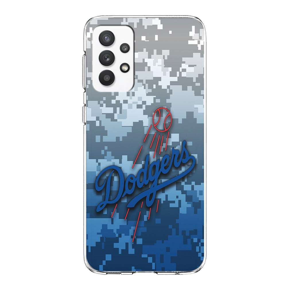 Baseball Los Angeles Dodgers MLB 001 Samsung Galaxy A32 Case-Phone Case-Clear Soft Case-Altracase