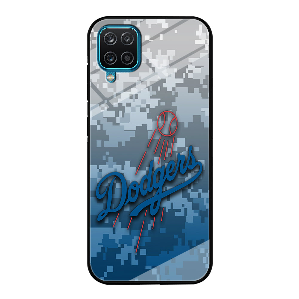 Baseball Los Angeles Dodgers MLB 001 Samsung Galaxy A12 Case-Phone Case-Tempered Glass Case-Altracase