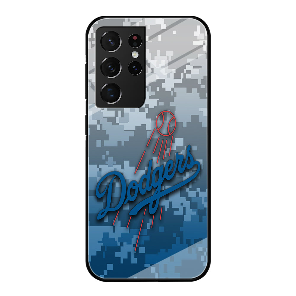 Baseball Los Angeles Dodgers MLB 001 Samsung Galaxy S24 Ultra Case-Phone Case-Tempered Glass Case-Altracase