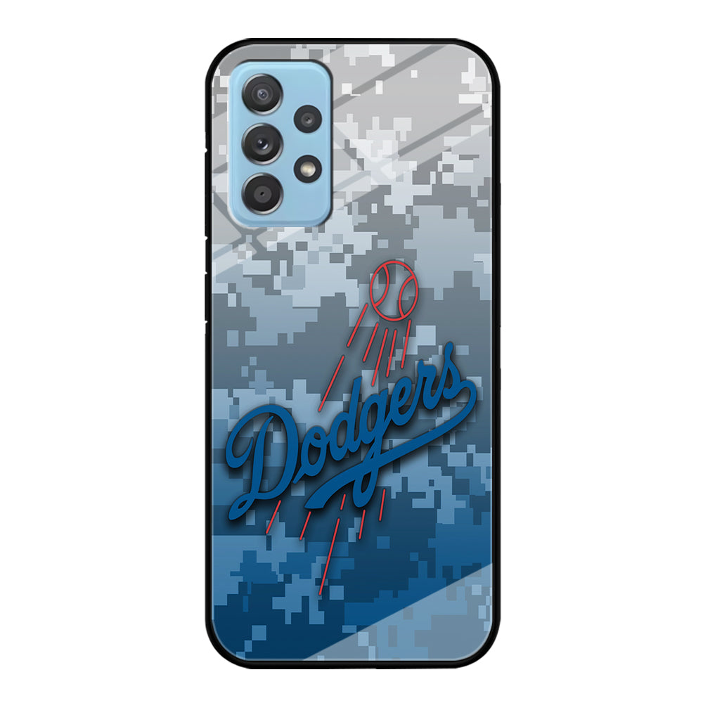 Baseball Los Angeles Dodgers MLB 001 Samsung Galaxy A72 Case-Phone Case-Tempered Glass Case-Altracase