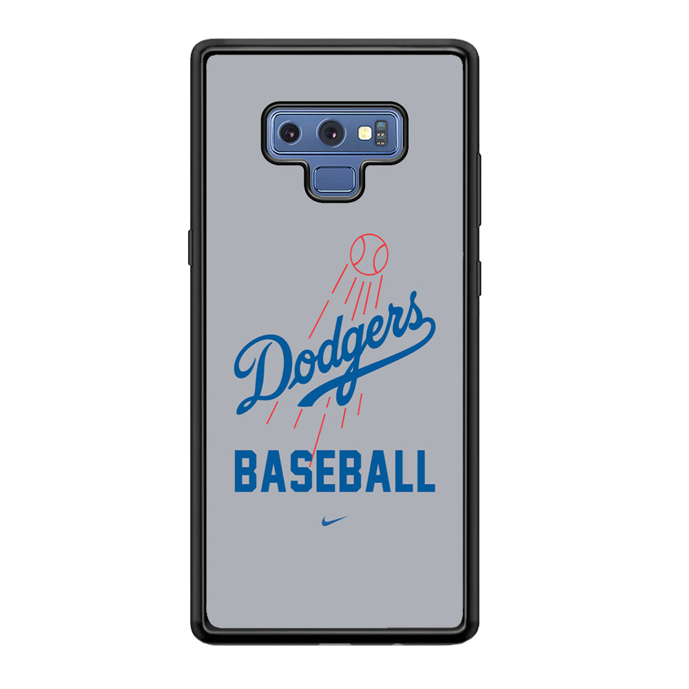 Baseball Los Angeles Dodgers MLB 002 Samsung Galaxy Note 9 Case-Phone Case-Rubber Black (2D Case)-Altracase