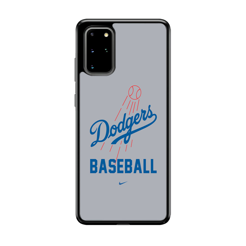 Baseball Los Angeles Dodgers MLB 002 Samsung Galaxy S20 Plus Case-Phone Case-Rubber Black (2D Case)-Altracase