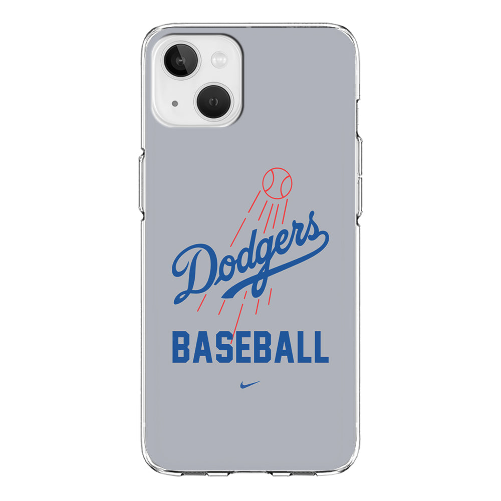 Baseball Los Angeles Dodgers MLB 002 iPhone 14 Case-Phone Case-Clear Soft Case-Altracase