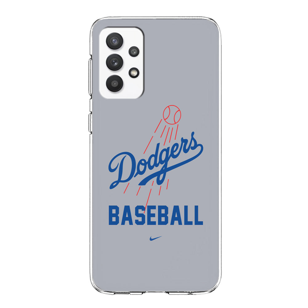 Baseball Los Angeles Dodgers MLB 002 Samsung Galaxy A32 Case-Phone Case-Clear Soft Case-Altracase