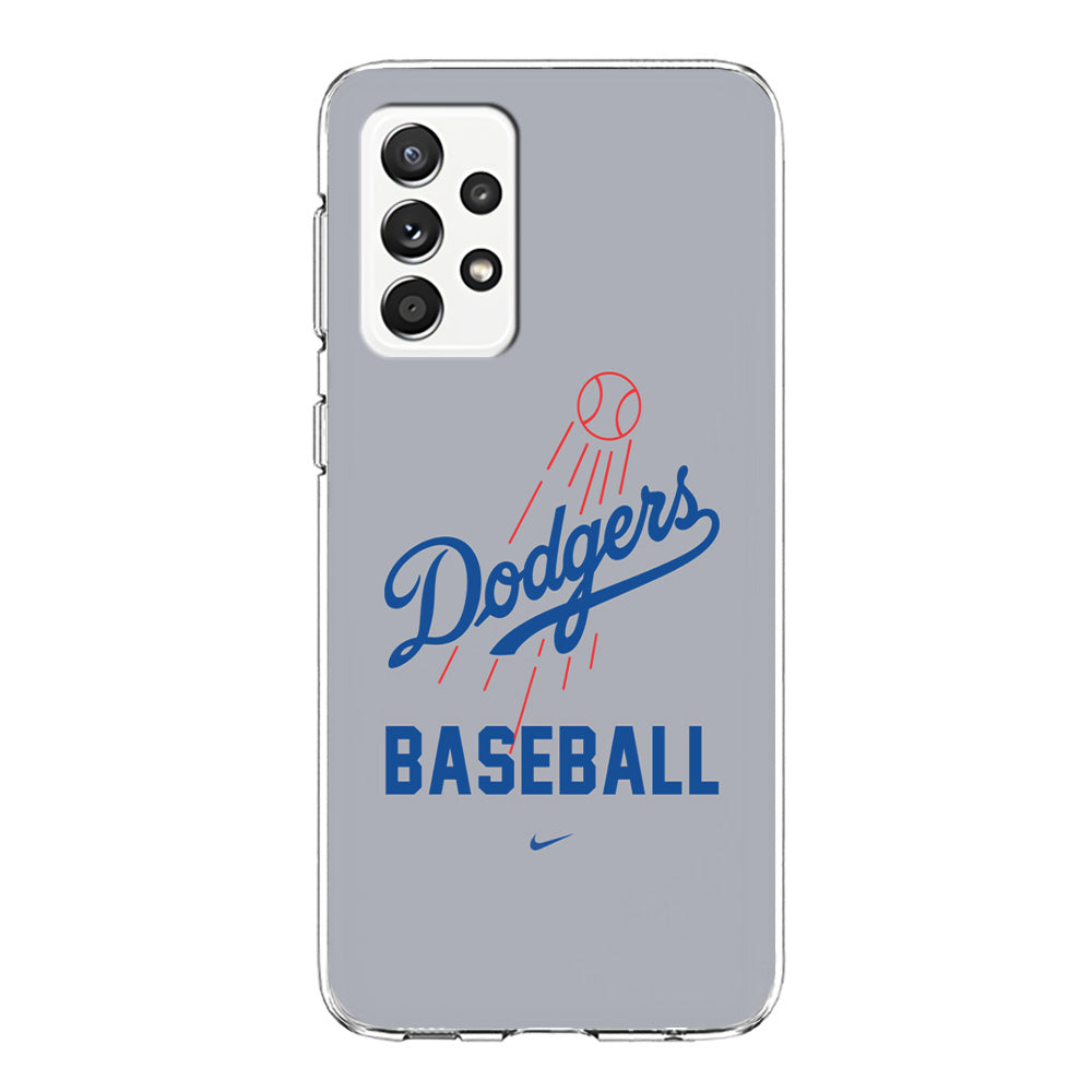 Baseball Los Angeles Dodgers MLB 002 Samsung Galaxy A52 Case-Phone Case-Clear Soft Case-Altracase