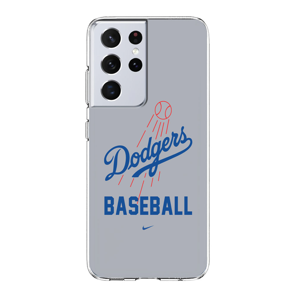 Baseball Los Angeles Dodgers MLB 002 Samsung Galaxy S22 Ultra Case-Phone Case-Clear Soft Case-Altracase