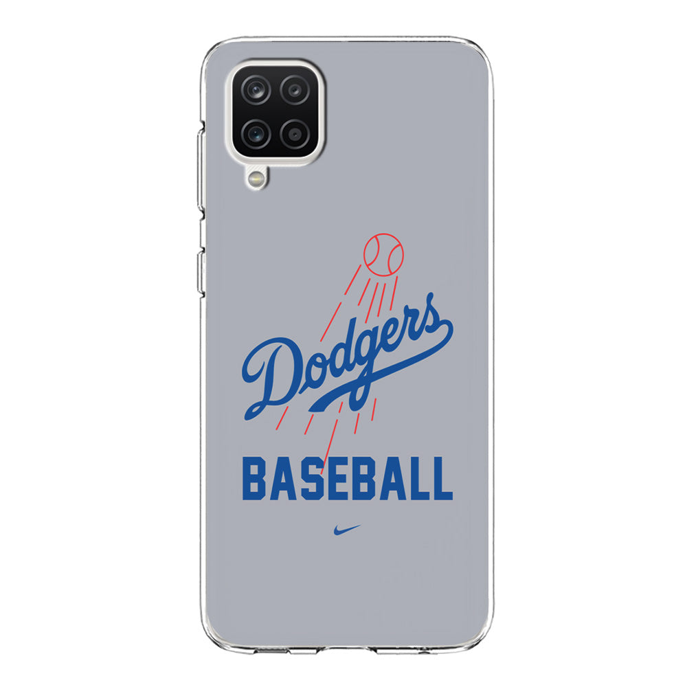 Baseball Los Angeles Dodgers MLB 002 Samsung Galaxy A12 Case-Phone Case-Clear Soft Case-Altracase