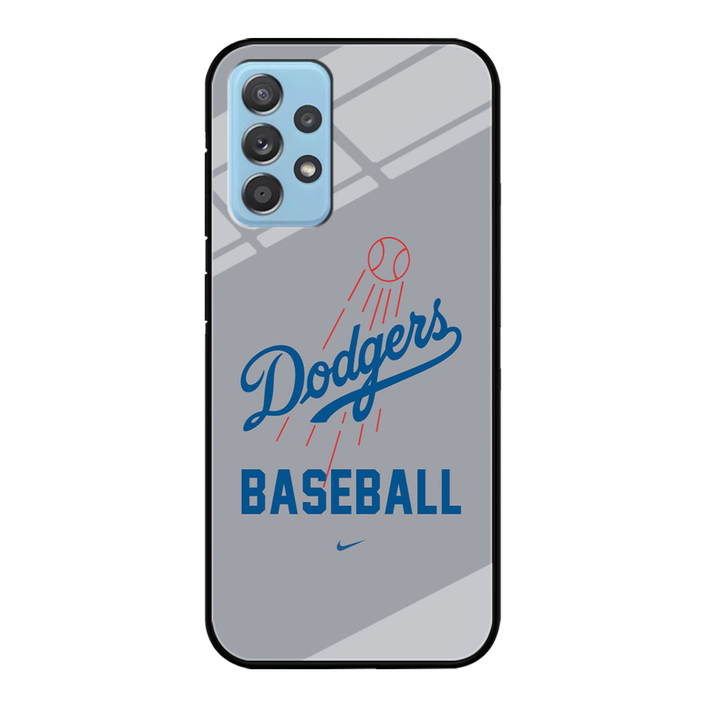 Baseball Los Angeles Dodgers MLB 002 Samsung Galaxy A72 Case-Phone Case-Tempered Glass Case-Altracase