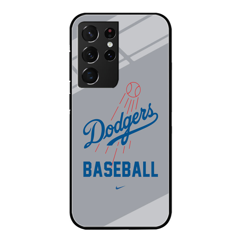 Baseball Los Angeles Dodgers MLB 002 Samsung Galaxy S23 Ultra Case-Phone Case-Tempered Glass Case-Altracase