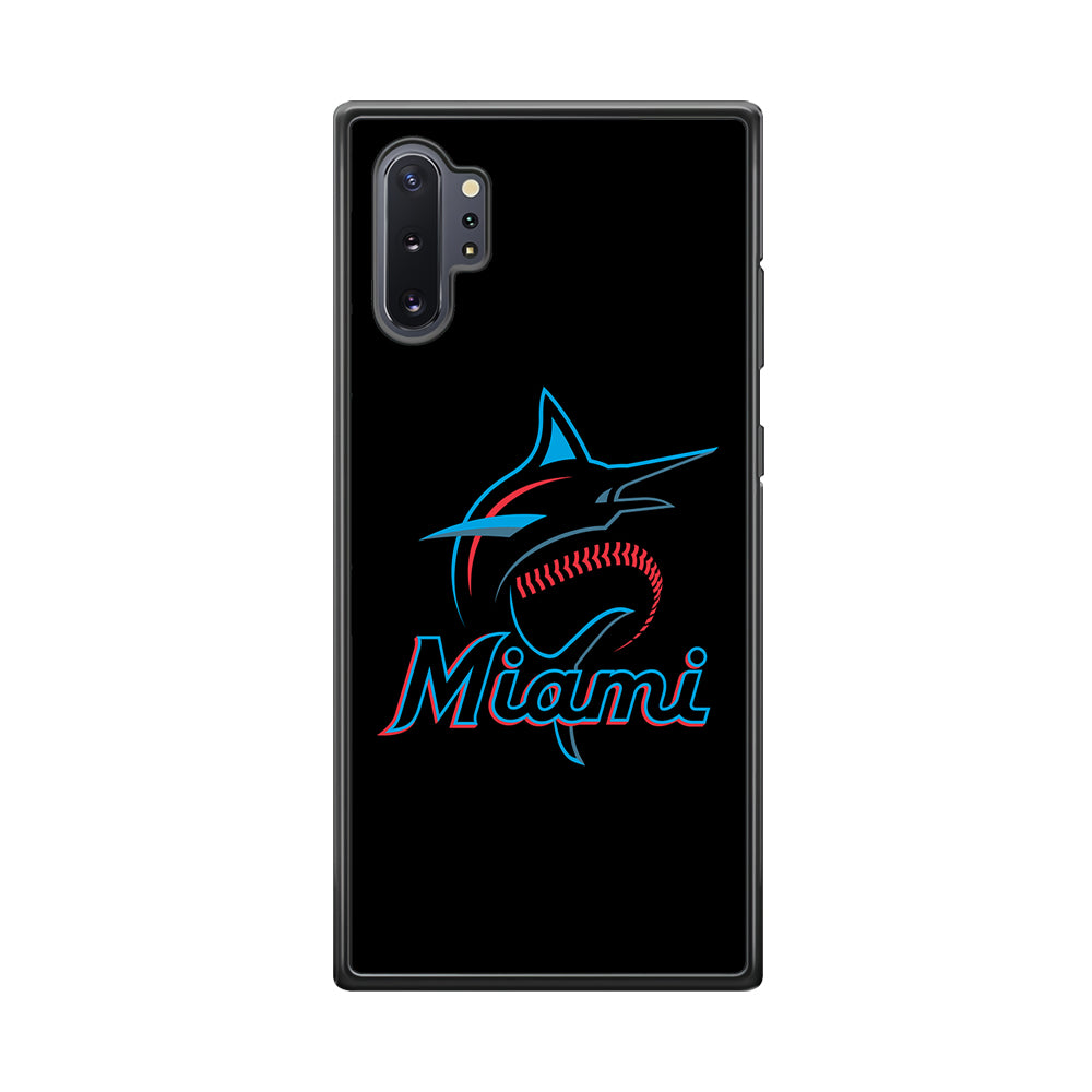 Baseball Miami Marlins MLB 001 Samsung Galaxy Note 10 Plus Case-Phone Case-Tempered Glass Case-Altracase