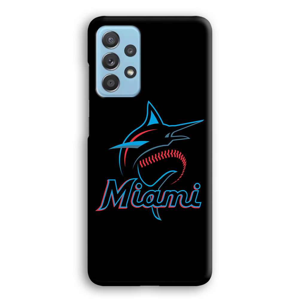 Baseball Miami Marlins MLB 001 Samsung Galaxy A72 Case-Phone Case-3D Case-Altracase